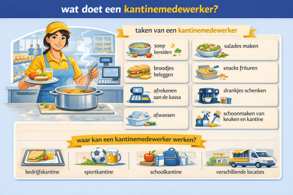 Wat doet een kantinemedewerker